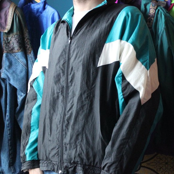 Vintage Jackets & Blazers - Vintage Fresh Prince-Like Windbreaker Jacket